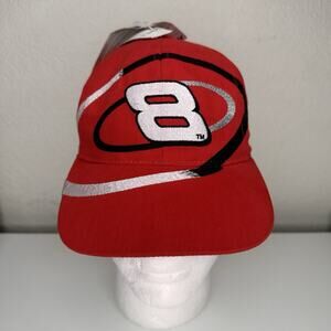 Dale Earnhardt Jr Youth Hat Cap Snapback Red Nascar 2000 #8 Competitors View